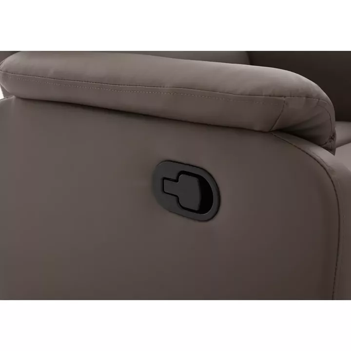 Πολυθρόνα Ανακλινόμενη ArteLibre TALITHA Καφέ PU 79x97x101cm