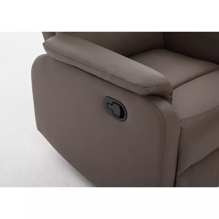 Πολυθρόνα Ανακλινόμενη ArteLibre TALITHA Καφέ PU 79x97x101cm