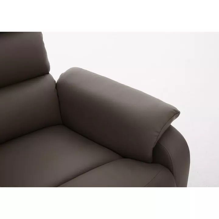 Πολυθρόνα Ανακλινόμενη ArteLibre TALITHA Καφέ PU 79x97x101cm