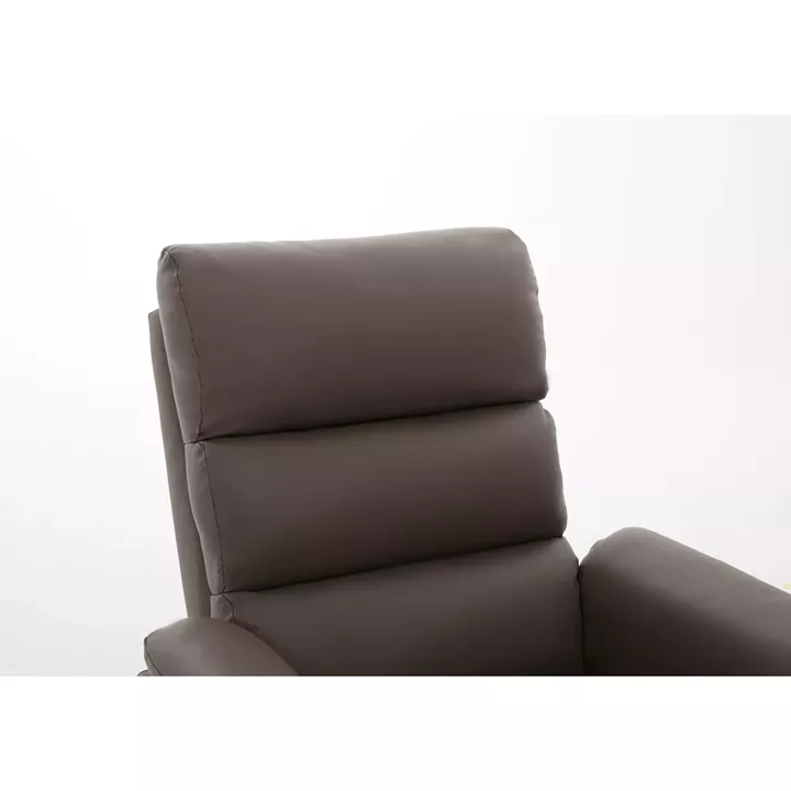 Πολυθρόνα Ανακλινόμενη ArteLibre TALITHA Καφέ PU 79x97x101cm