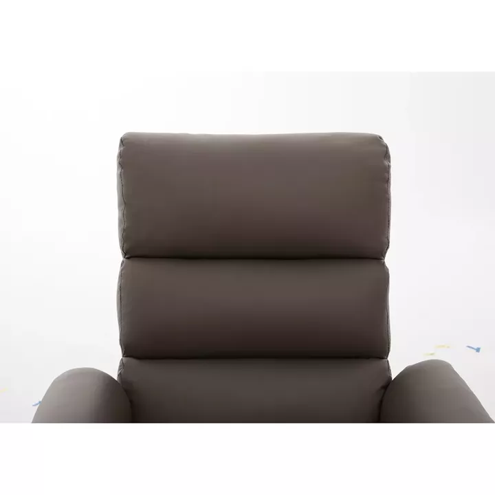 Πολυθρόνα Ανακλινόμενη ArteLibre TALITHA Καφέ PU 79x97x101cm