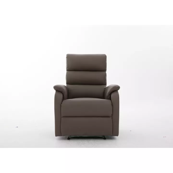 Πολυθρόνα Ανακλινόμενη ArteLibre TALITHA Καφέ PU 79x97x101cm