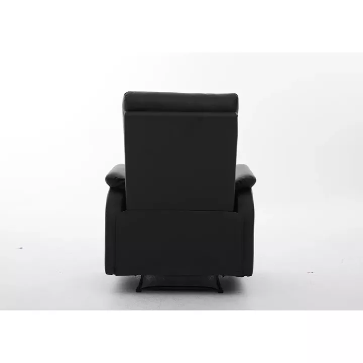 Πολυθρόνα Ανακλινόμενη ArteLibre TALITHA Μαύρο PU 79x97x101cm