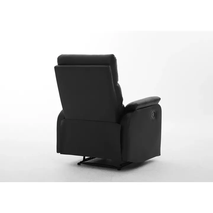 Πολυθρόνα Ανακλινόμενη ArteLibre TALITHA Μαύρο PU 79x97x101cm