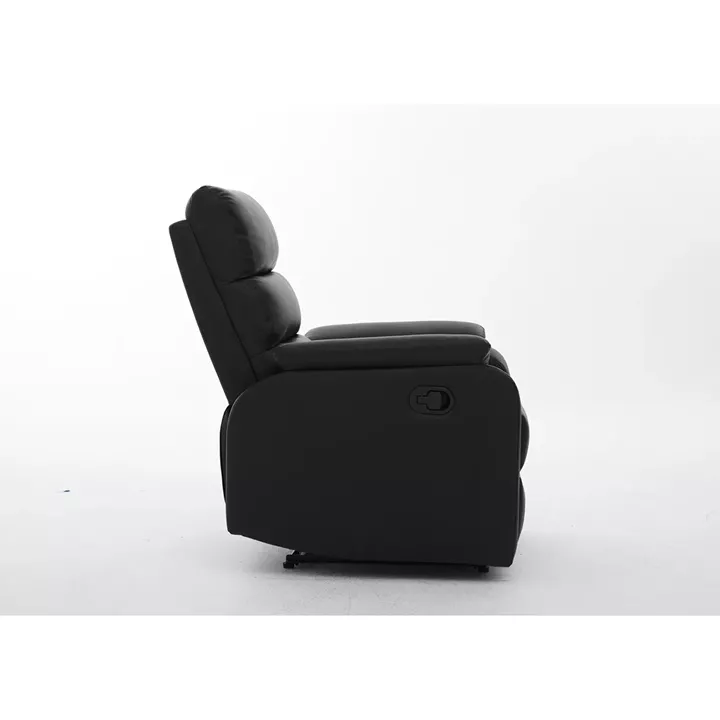 Πολυθρόνα Ανακλινόμενη ArteLibre TALITHA Μαύρο PU 79x97x101cm