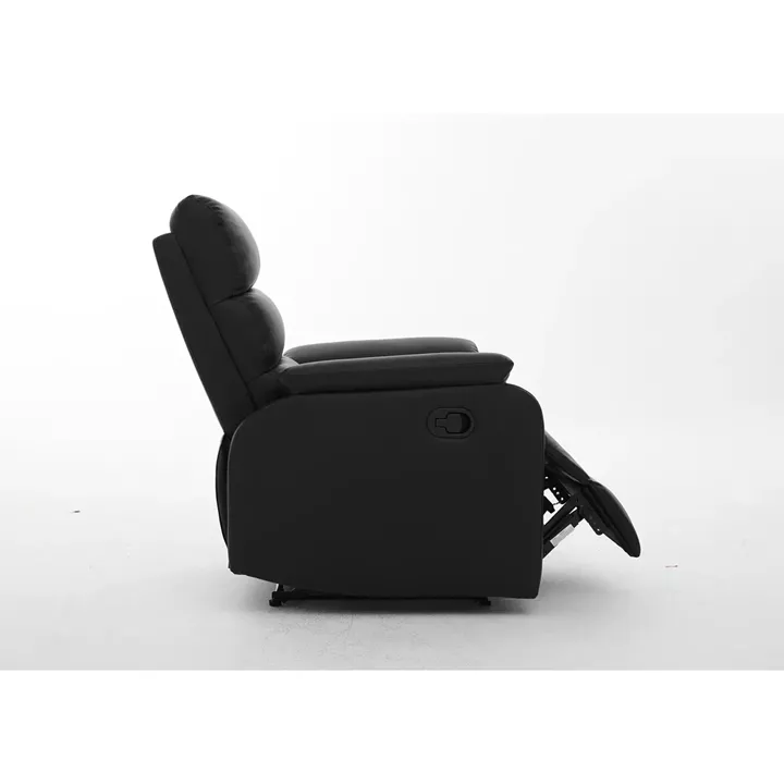 Πολυθρόνα Ανακλινόμενη ArteLibre TALITHA Μαύρο PU 79x97x101cm