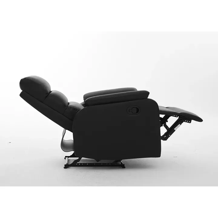 Πολυθρόνα Ανακλινόμενη ArteLibre TALITHA Μαύρο PU 79x97x101cm