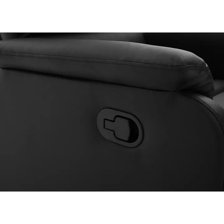 Πολυθρόνα Ανακλινόμενη ArteLibre TALITHA Μαύρο PU 79x97x101cm