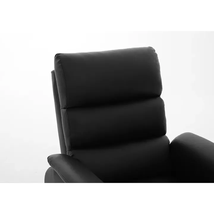 Πολυθρόνα Ανακλινόμενη ArteLibre TALITHA Μαύρο PU 79x97x101cm