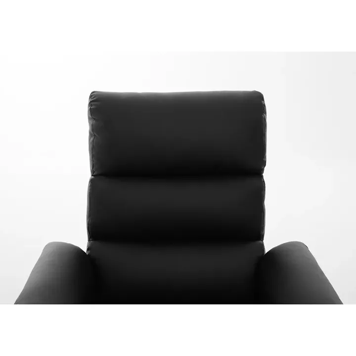 Πολυθρόνα Ανακλινόμενη ArteLibre TALITHA Μαύρο PU 79x97x101cm