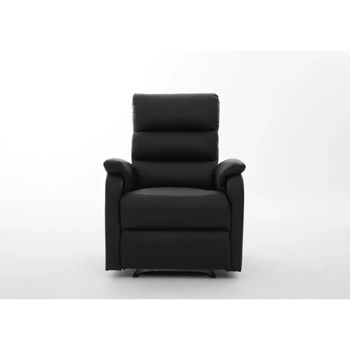 Πολυθρόνα Ανακλινόμενη ArteLibre TALITHA Μαύρο PU 79x97x101cm