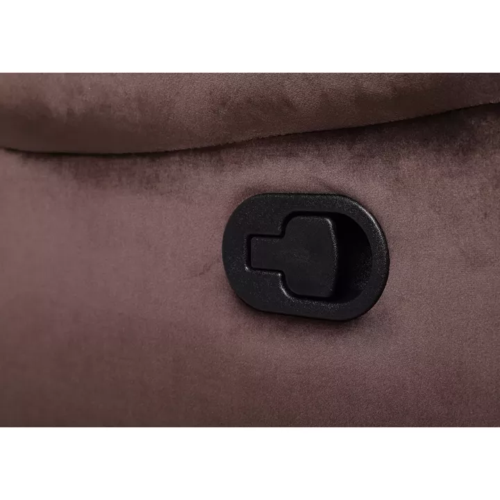 Πολυθρόνα Ανακλινόμενη ArteLibre NASHIRA Καφέ Βελούδο 88x90x99cm