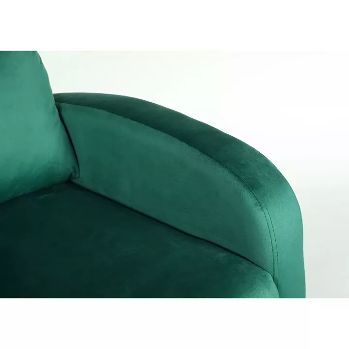 Πολυθρόνα Ανακλινόμενη ArteLibre ATRIA Πράσινο Βελούδο 67.5x90x104cm