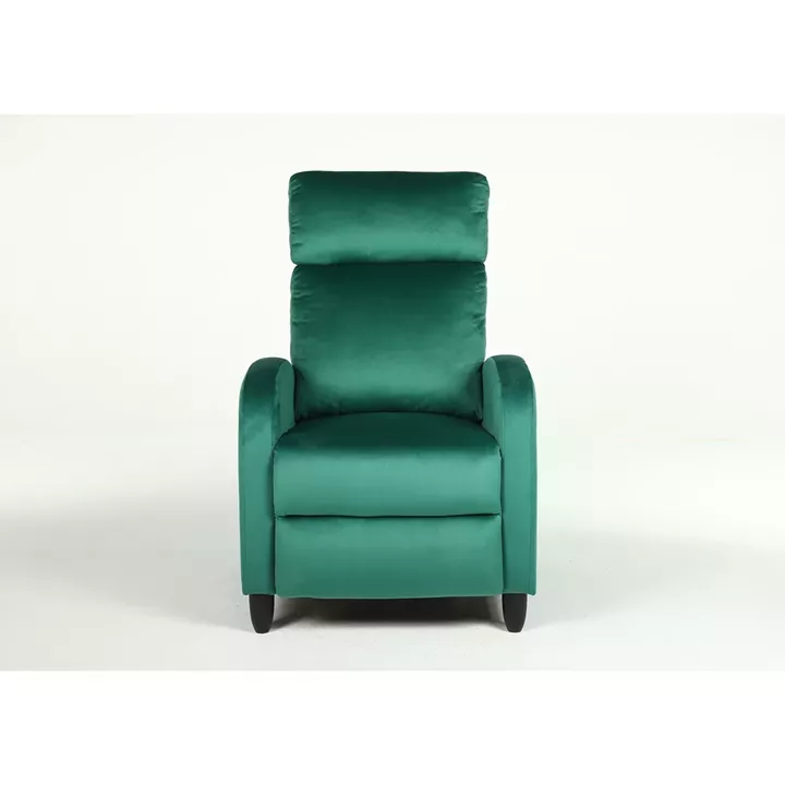 Πολυθρόνα Ανακλινόμενη ArteLibre ATRIA Πράσινο Βελούδο 67.5x90x104cm