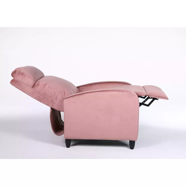Πολυθρόνα Ανακλινόμενη ArteLibre ATRIA Σάπιο Μήλο Βελούδο 67.5x90x104cm