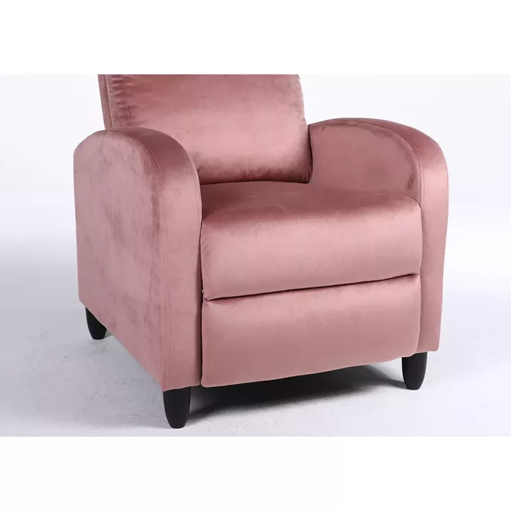 Πολυθρόνα Ανακλινόμενη ArteLibre ATRIA Σάπιο Μήλο Βελούδο 67.5x90x104cm