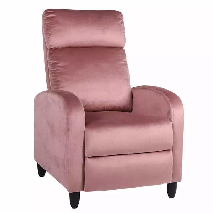 Πολυθρόνα Ανακλινόμενη ArteLibre ATRIA Σάπιο Μήλο Βελούδο 67.5x90x104cm