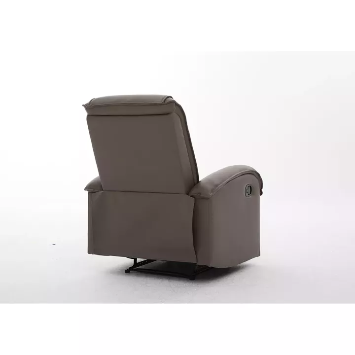 Πολυθρόνα Ανακλινόμενη ArteLibre CELAENO Καφέ PU 80x96x97cm