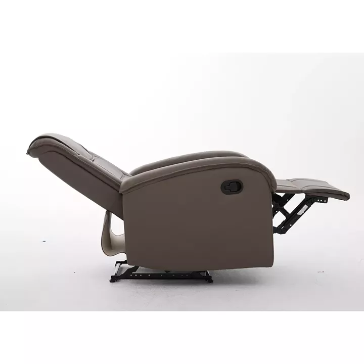 Πολυθρόνα Ανακλινόμενη ArteLibre CELAENO Καφέ PU 80x96x97cm