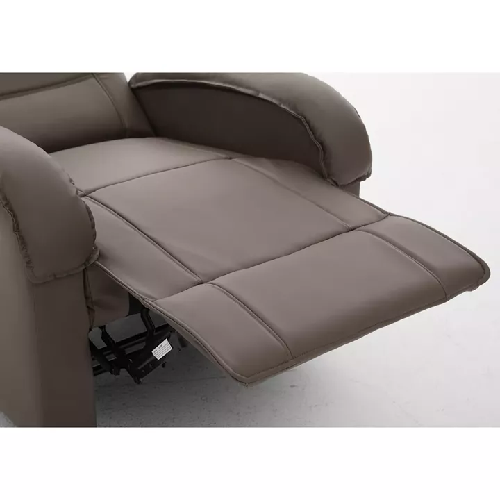 Πολυθρόνα Ανακλινόμενη ArteLibre CELAENO Καφέ PU 80x96x97cm