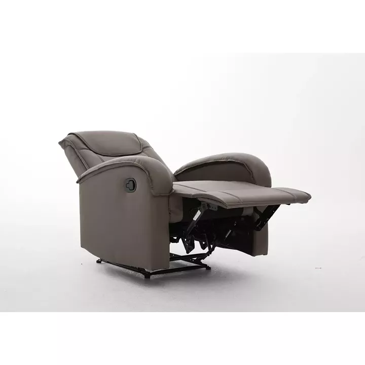 Πολυθρόνα Ανακλινόμενη ArteLibre CELAENO Καφέ PU 80x96x97cm