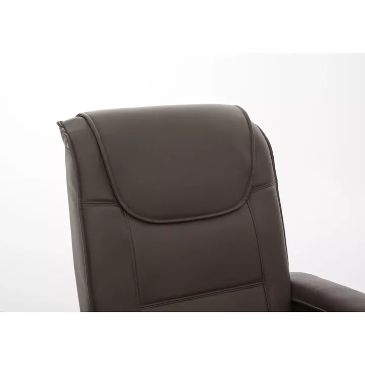 Πολυθρόνα Ανακλινόμενη ArteLibre CELAENO Καφέ PU 80x96x97cm