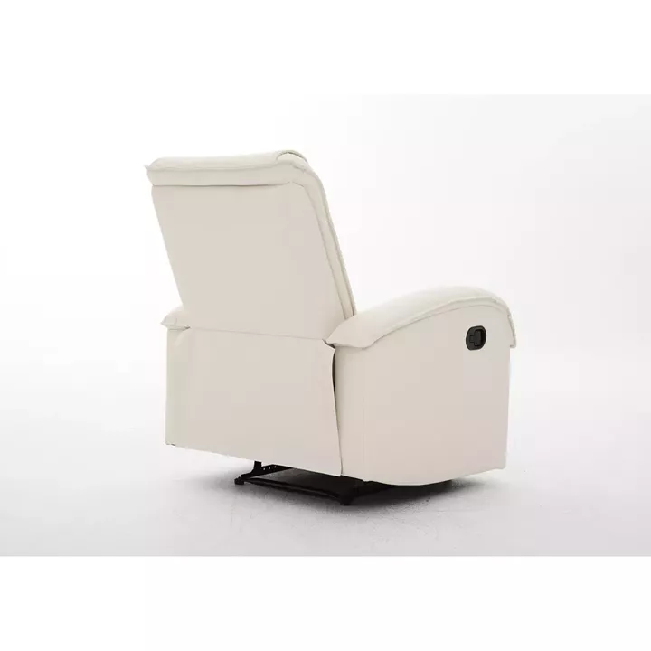 Πολυθρόνα Ανακλινόμενη ArteLibre CELAENO Εκρού PU 80x96x97cm