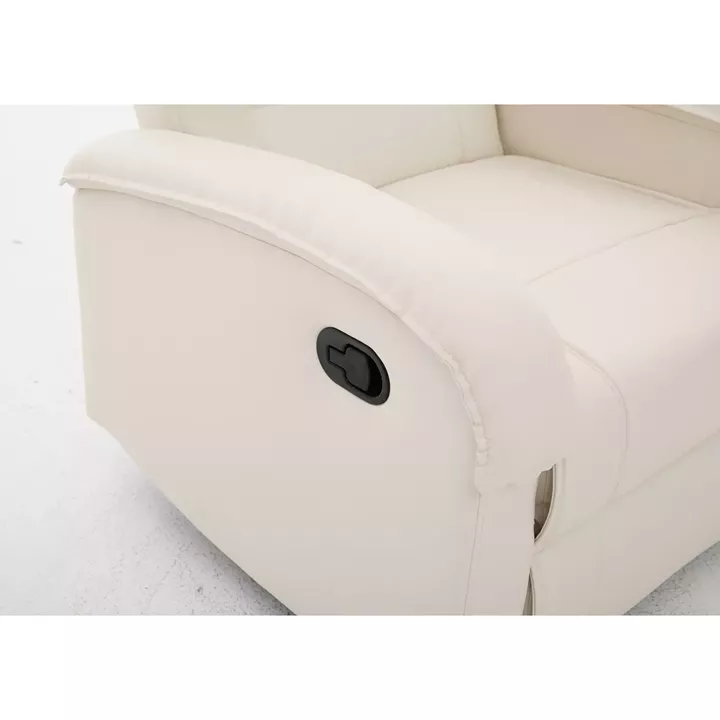 Πολυθρόνα Ανακλινόμενη ArteLibre CELAENO Εκρού PU 80x96x97cm
