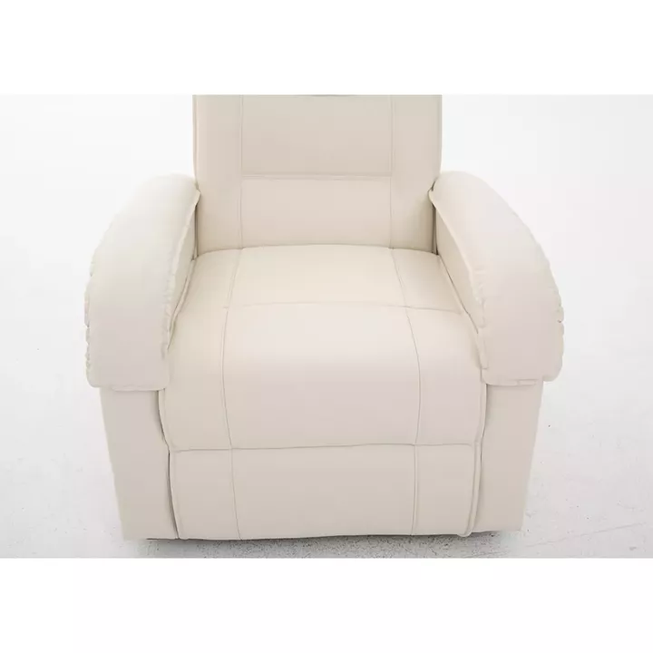 Πολυθρόνα Ανακλινόμενη ArteLibre CELAENO Εκρού PU 80x96x97cm