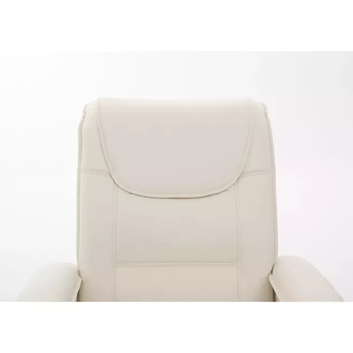 Πολυθρόνα Ανακλινόμενη ArteLibre CELAENO Εκρού PU 80x96x97cm