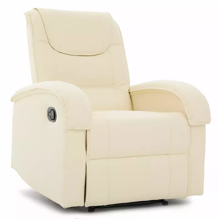 Πολυθρόνα Ανακλινόμενη ArteLibre CELAENO Εκρού PU 80x96x97cm