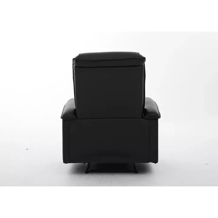 Πολυθρόνα Ανακλινόμενη ArteLibre CELAENO Μαύρο PU 80x96x97cm