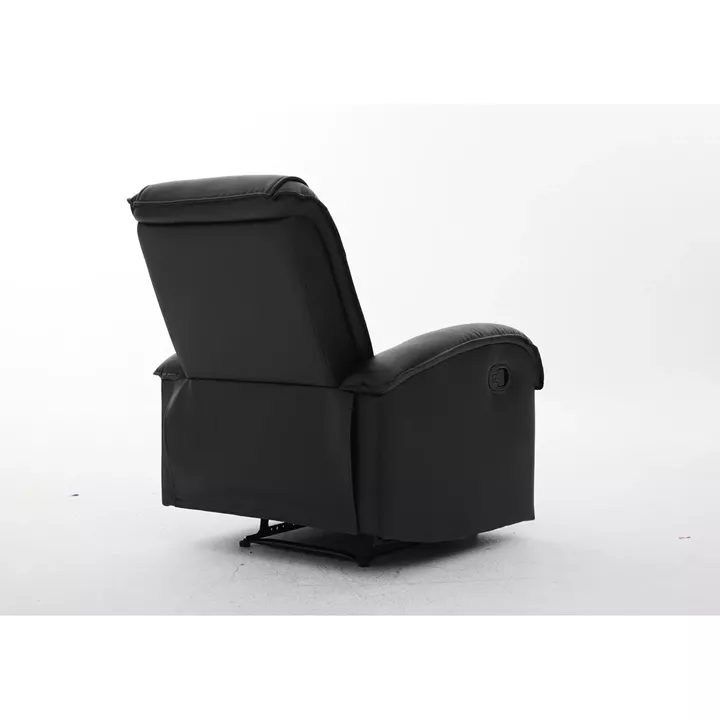 Πολυθρόνα Ανακλινόμενη ArteLibre CELAENO Μαύρο PU 80x96x97cm