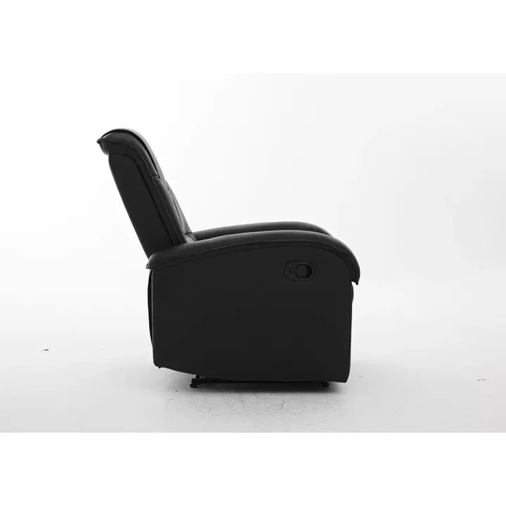 Πολυθρόνα Ανακλινόμενη ArteLibre CELAENO Μαύρο PU 80x96x97cm