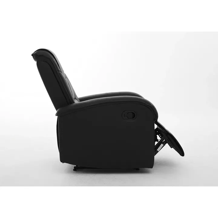 Πολυθρόνα Ανακλινόμενη ArteLibre CELAENO Μαύρο PU 80x96x97cm