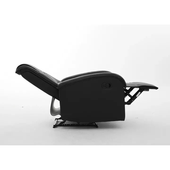 Πολυθρόνα Ανακλινόμενη ArteLibre CELAENO Μαύρο PU 80x96x97cm