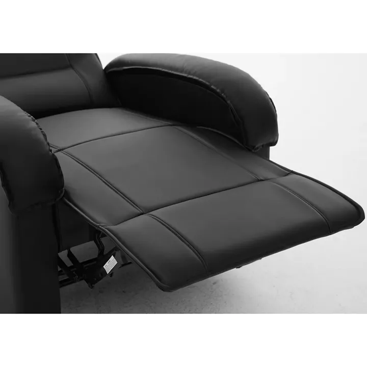 Πολυθρόνα Ανακλινόμενη ArteLibre CELAENO Μαύρο PU 80x96x97cm