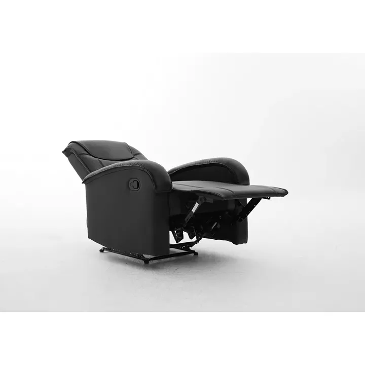 Πολυθρόνα Ανακλινόμενη ArteLibre CELAENO Μαύρο PU 80x96x97cm