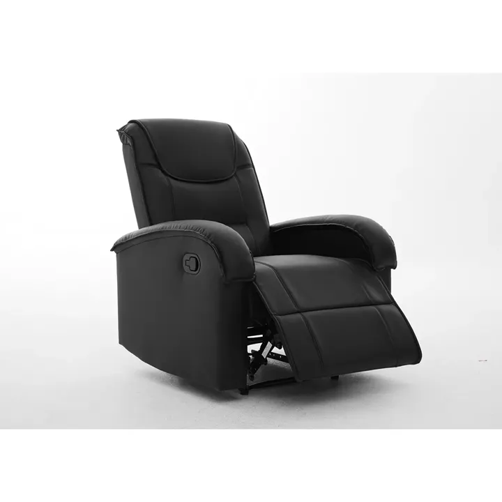 Πολυθρόνα Ανακλινόμενη ArteLibre CELAENO Μαύρο PU 80x96x97cm