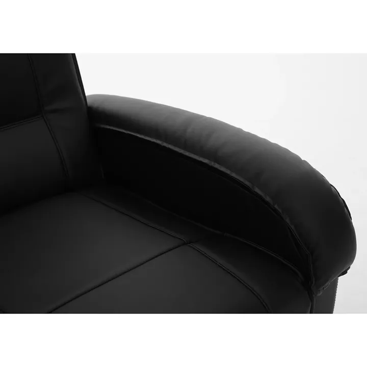 Πολυθρόνα Ανακλινόμενη ArteLibre CELAENO Μαύρο PU 80x96x97cm