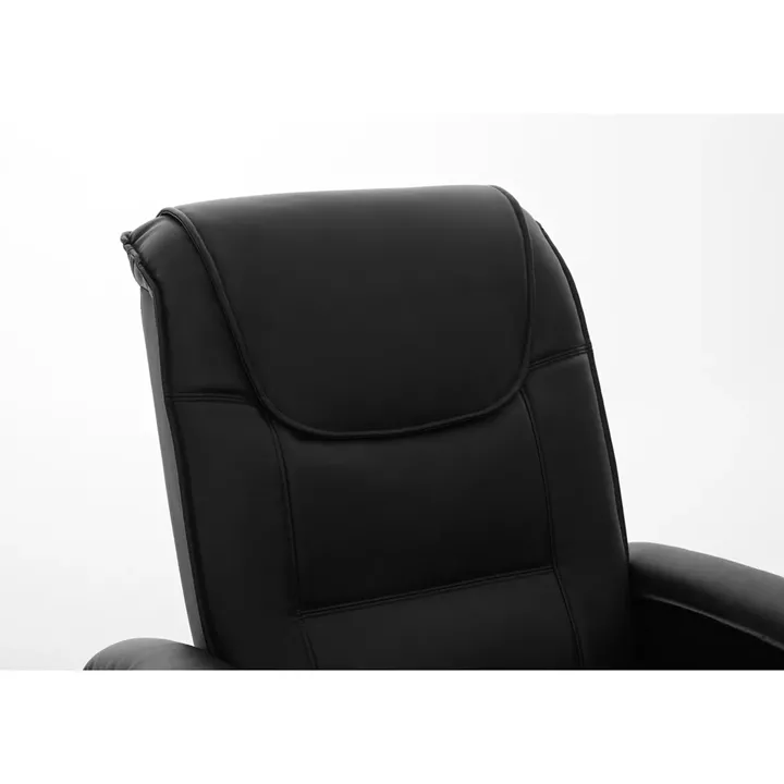 Πολυθρόνα Ανακλινόμενη ArteLibre CELAENO Μαύρο PU 80x96x97cm