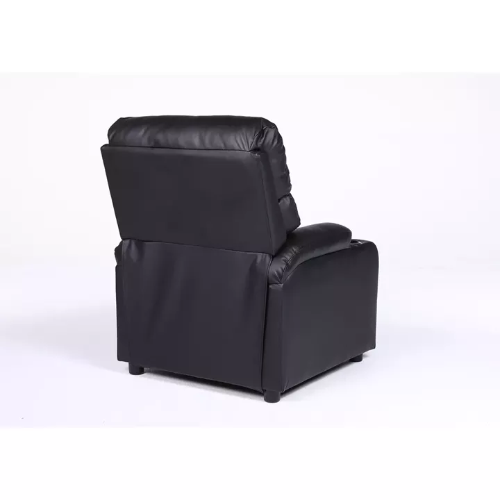 Πολυθρόνα Ανακλινόμενη ArteLibre RANA Μαύρο PU 80x95x103cm