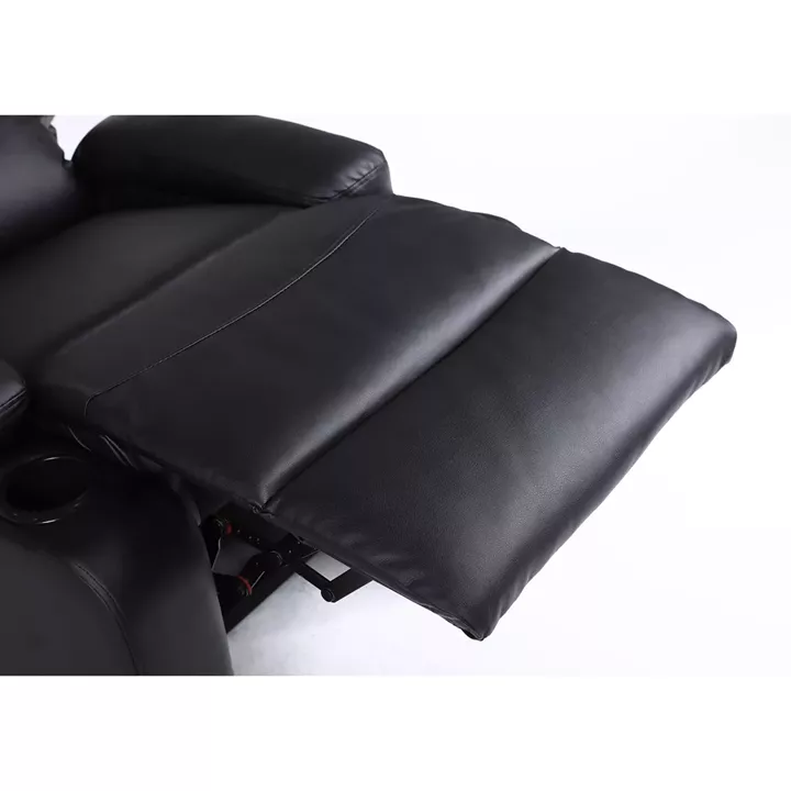 Πολυθρόνα Ανακλινόμενη ArteLibre RANA Μαύρο PU 80x95x103cm