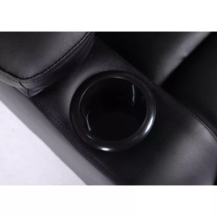 Πολυθρόνα Ανακλινόμενη ArteLibre RANA Μαύρο PU 80x95x103cm