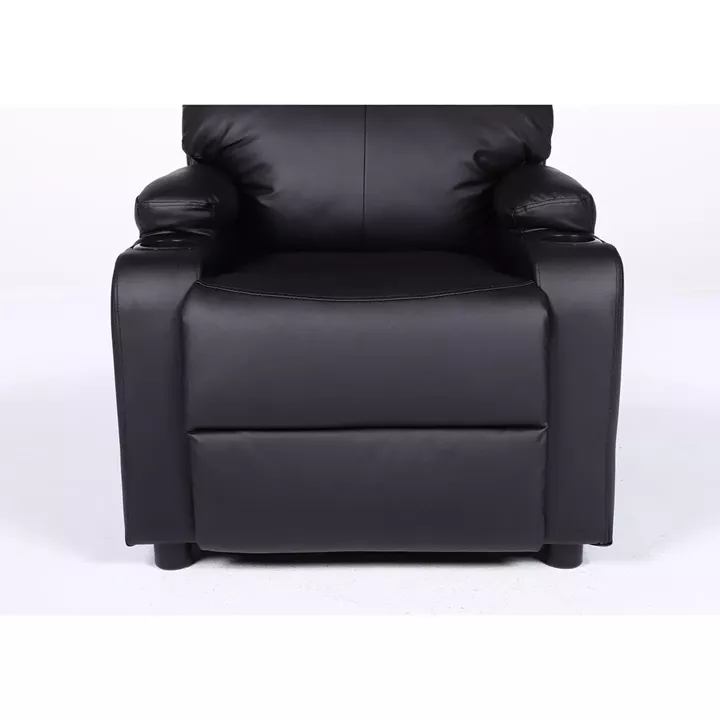 Πολυθρόνα Ανακλινόμενη ArteLibre RANA Μαύρο PU 80x95x103cm