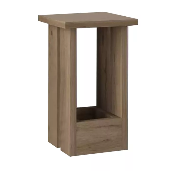 Τραπεζάκι βοηθητικό Tasos Megapap χρώμα sepet oak 30x30x50,3εκ.