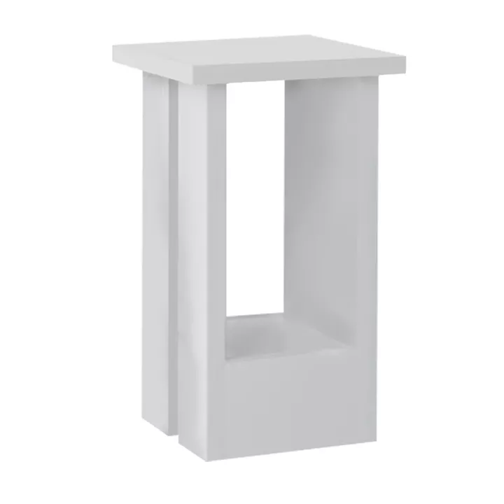 Τραπεζάκι βοηθητικό Tasos Megapap χρώμα λευκό 30x30x50,3εκ.