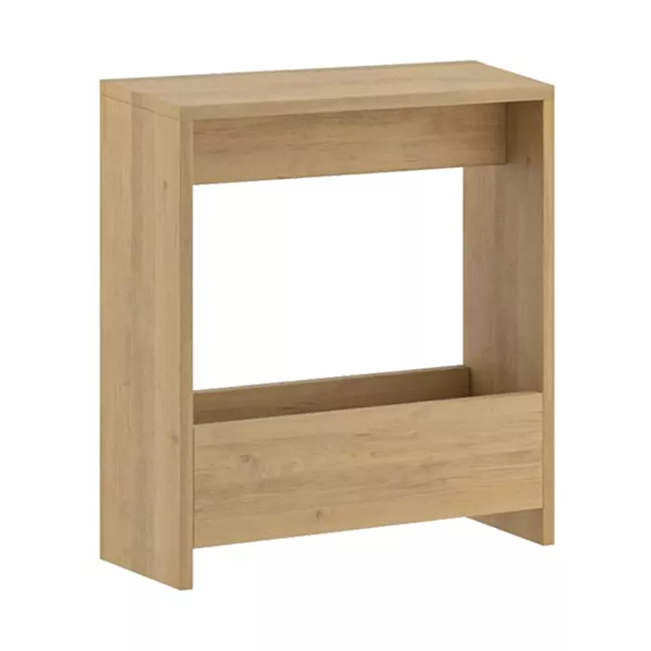 Τραπεζάκι βοηθητικό Simpi Megapap χρώμα sapphire oak 55x20x60εκ.