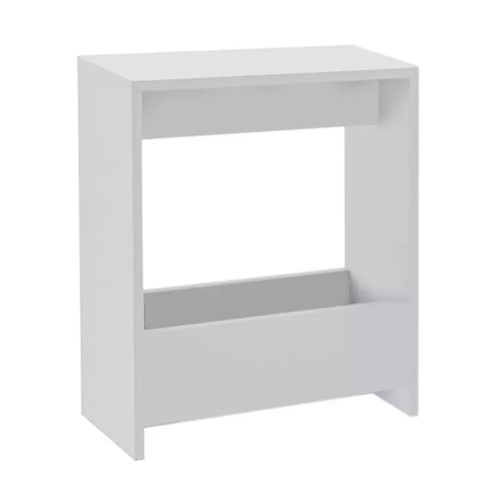 Τραπεζάκι βοηθητικό Simpi Megapap χρώμα λευκό 55x20x60εκ.