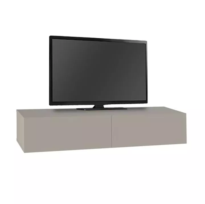 Έπιπλο τηλεόρασης επιτοίχιο Francy Megapap χρώμα sandstone 135x31,7x25εκ.